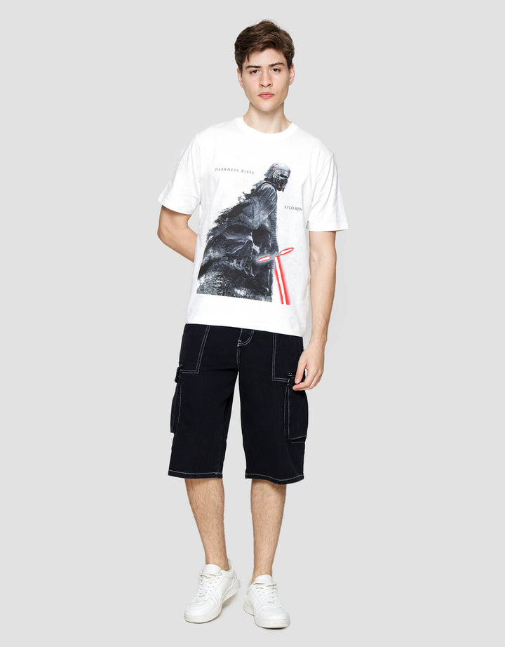 Star Wars Kylo Ren Silhoutte Kaos Lengan Pendek Pria