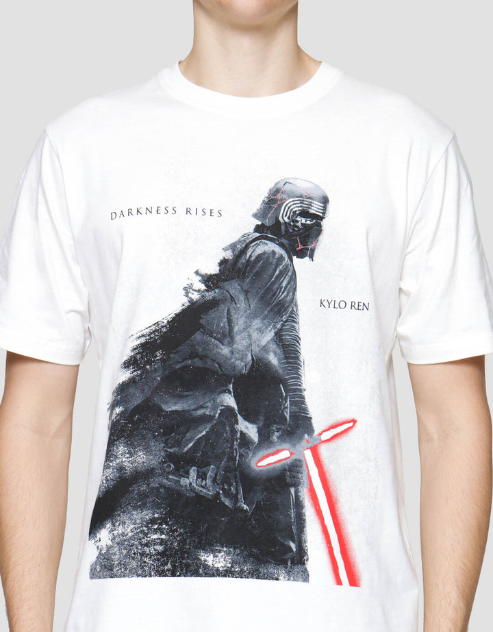 Star Wars Kylo Ren Silhoutte Kaos Lengan Pendek Pria