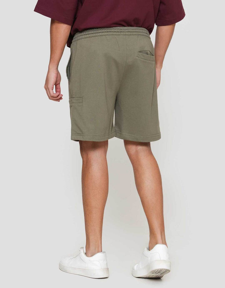 Nevada Knit Baggy Fit Horizontal Side Pocket Celana Pendek Pria