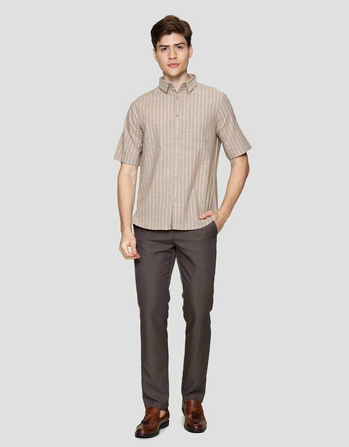 Cole/ Stripe Cotton Kemeja Pria