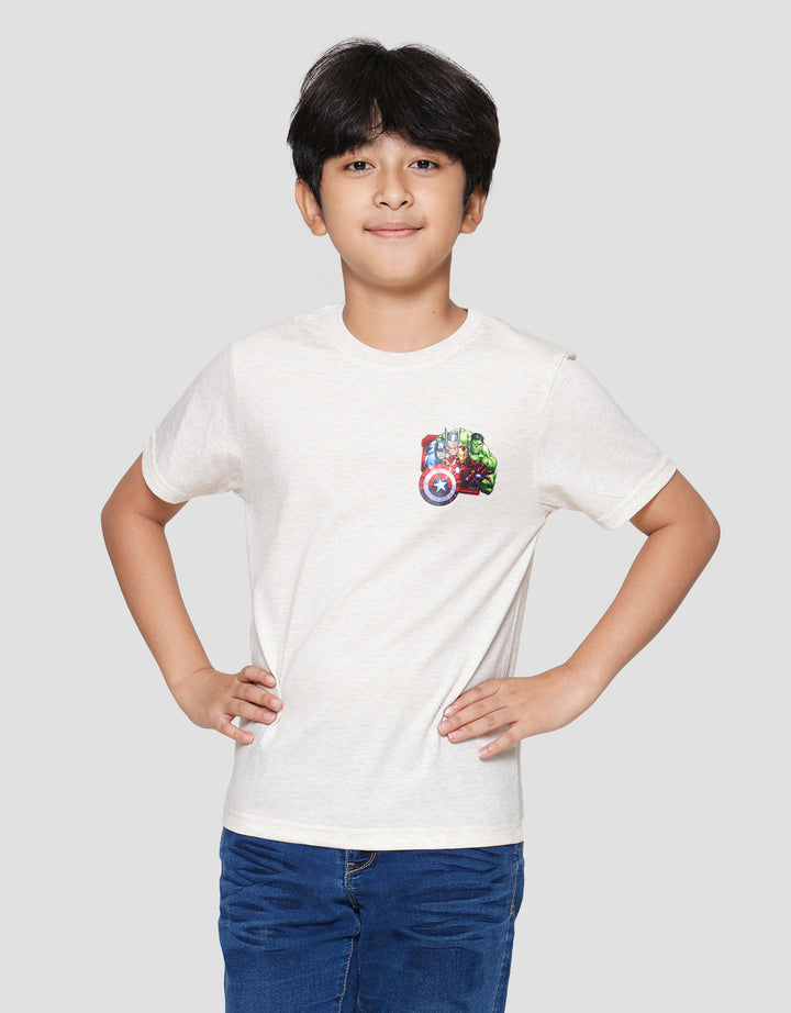 Marvel Avenger Team Dada Kaos Anak Laki-laki