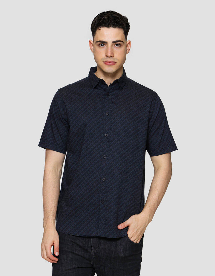 Cole Aop Cole Ssaopcole Kemeja Lengan Pendek Pria