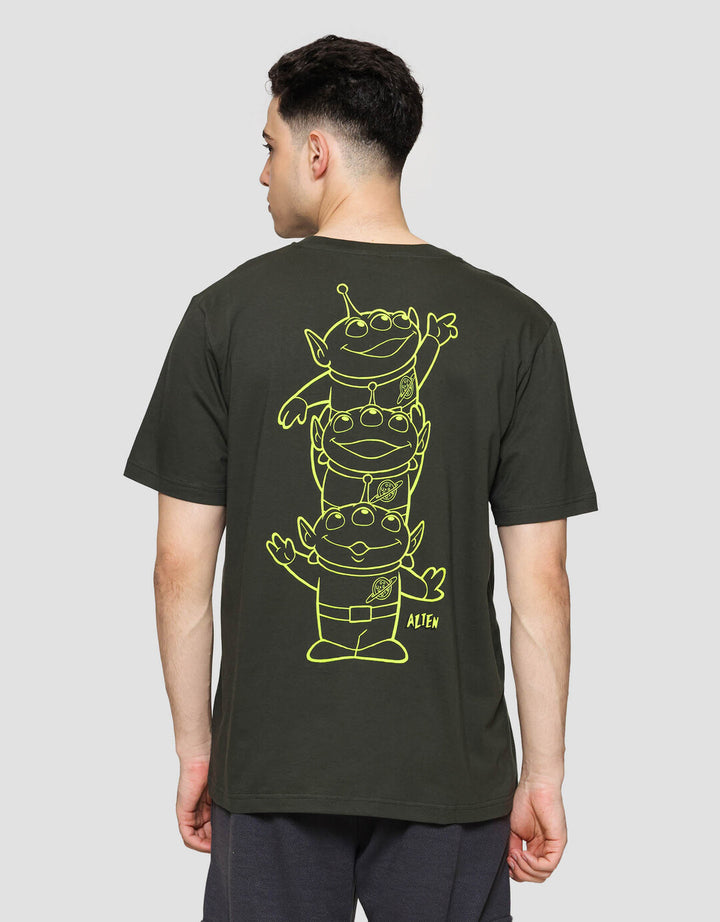 Disney Three Alien Kaos Lengan Pendek Pria