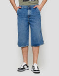 Nevada Jorts Basic Celana Pendek Denim Pria