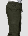 Nevada Regular Fit Drawstring Celana Panjang Cargo Pria