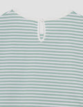 Little M Stripe With Crochet Kaos Anak Perempuan