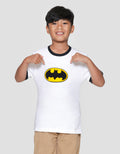 Character Batman Logo Bdr Handuk Print Kaos Anak Laki-laki