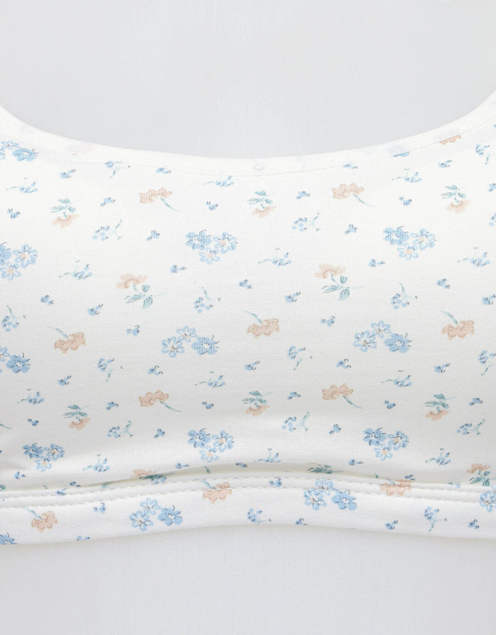 Nevada Mini Set Training Print Flower Bra Wanita