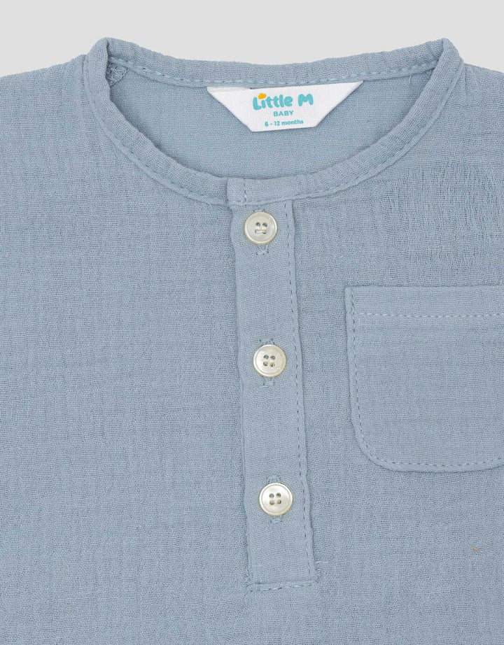 Little M Cringcle Pakaian Setelan Anak Laki-laki