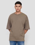 Nevada Plain Basic Kaos Oversize Pria