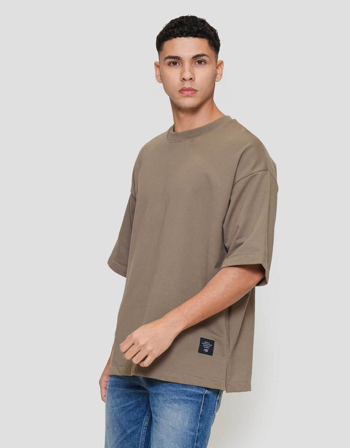 Nevada Plain Basic Kaos Oversize Pria