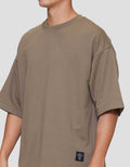 Nevada Plain Basic Kaos Oversize Pria