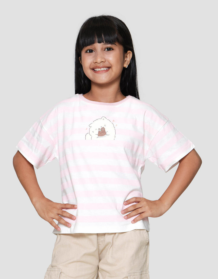 Nevada Print Cat Kaos Anak Perempuan