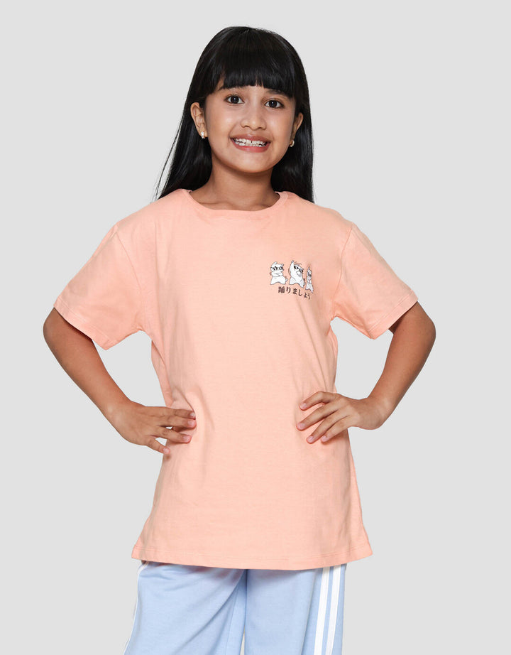 Nevada Cat Dance Dut Kaos Anak Perempuan