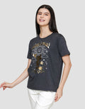 Disney Reguler Print Mickey Mouse Kaos Lengan Pendek Wanita
