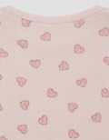 Little M Rib Fullprint Love Kaos Anak Perempuan