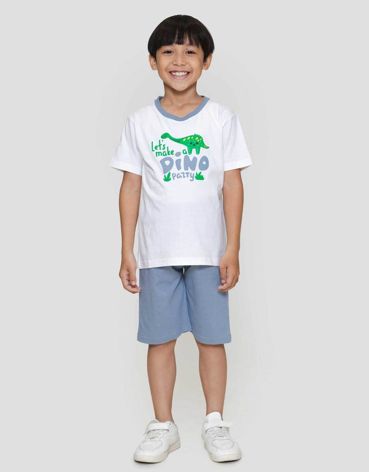 Little M Dino Lets Partyn Pakaian Anak Laki-laki