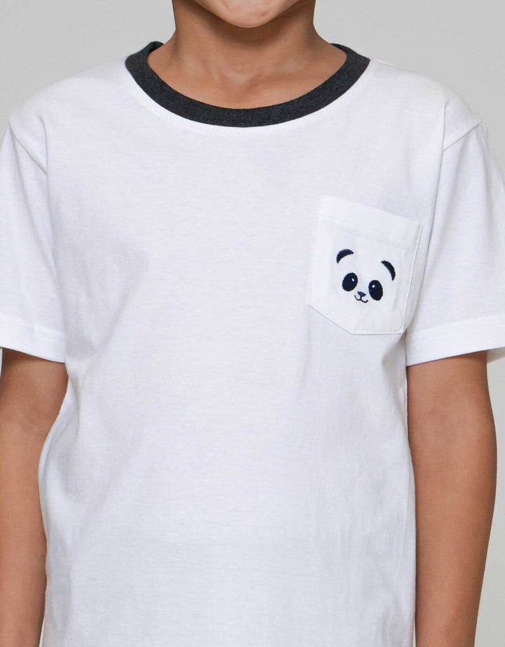 Little M Kantong Panda Facen Pakaian Anak Laki-laki