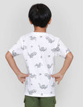 Little M Print Fossil Dino Kaos Anak Laki-laki
