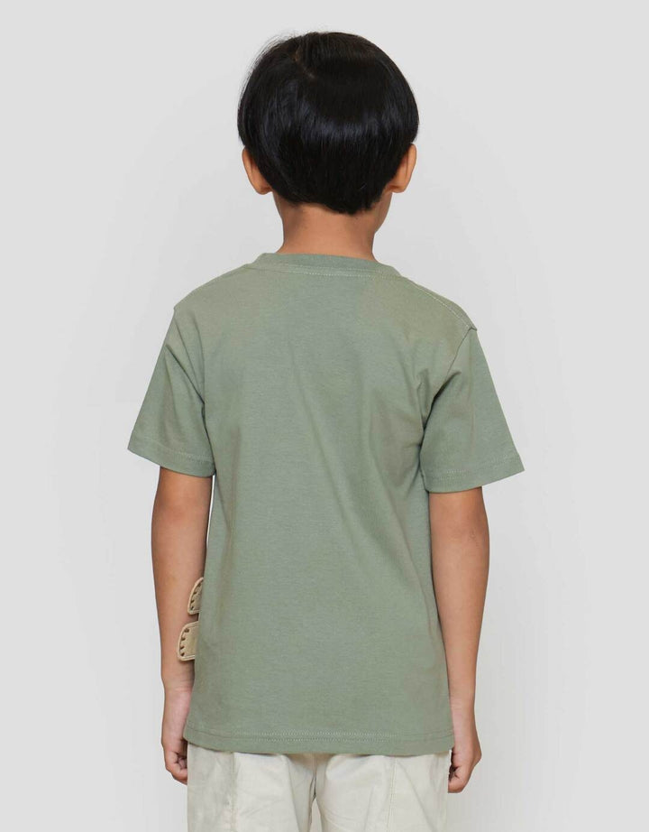 Little M Wild King Aplikasi Kaos Anak Laki-laki