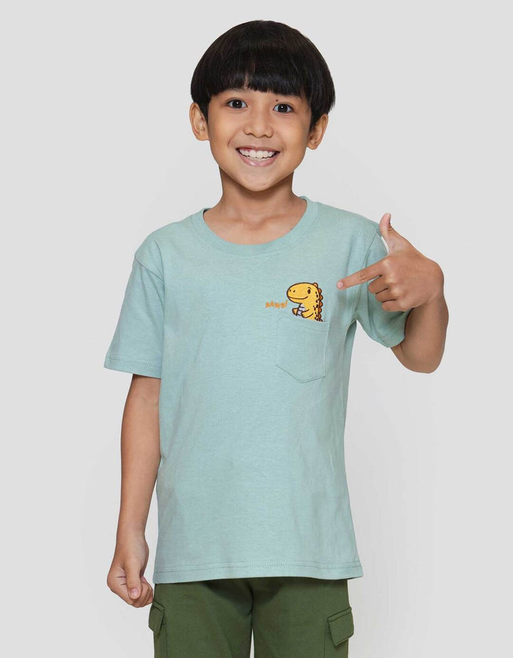 Little M Ktg Bdr Dn Roarr Kaos Anak Laki-laki