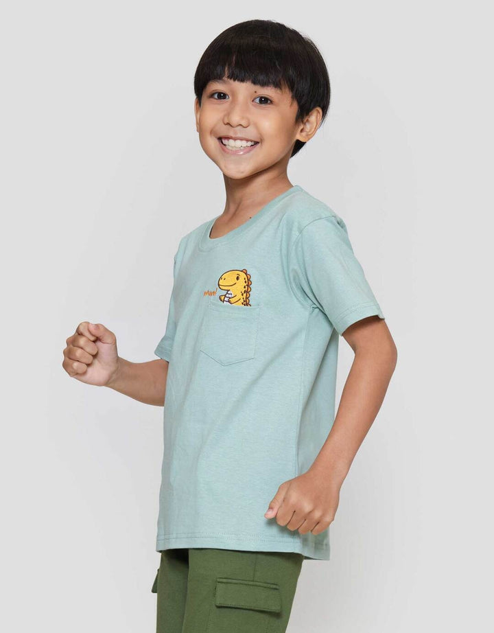 Little M Ktg Bdr Dn Roarr Kaos Anak Laki-laki