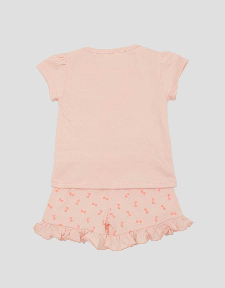 Little M Print Rabits Setelan Baju Anak Perempuan