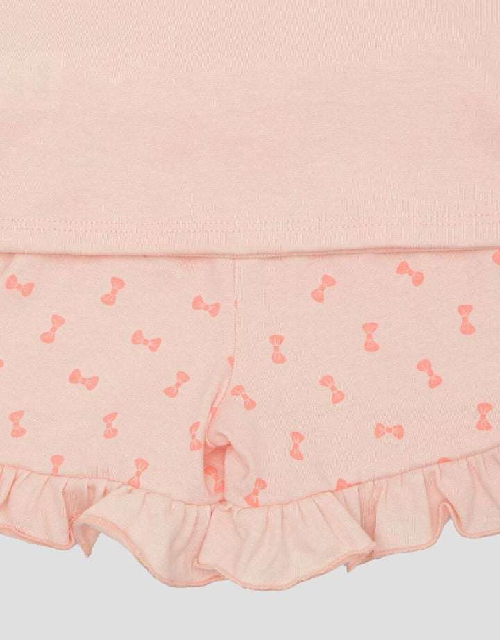 Little M Print Rabits Setelan Baju Anak Perempuan