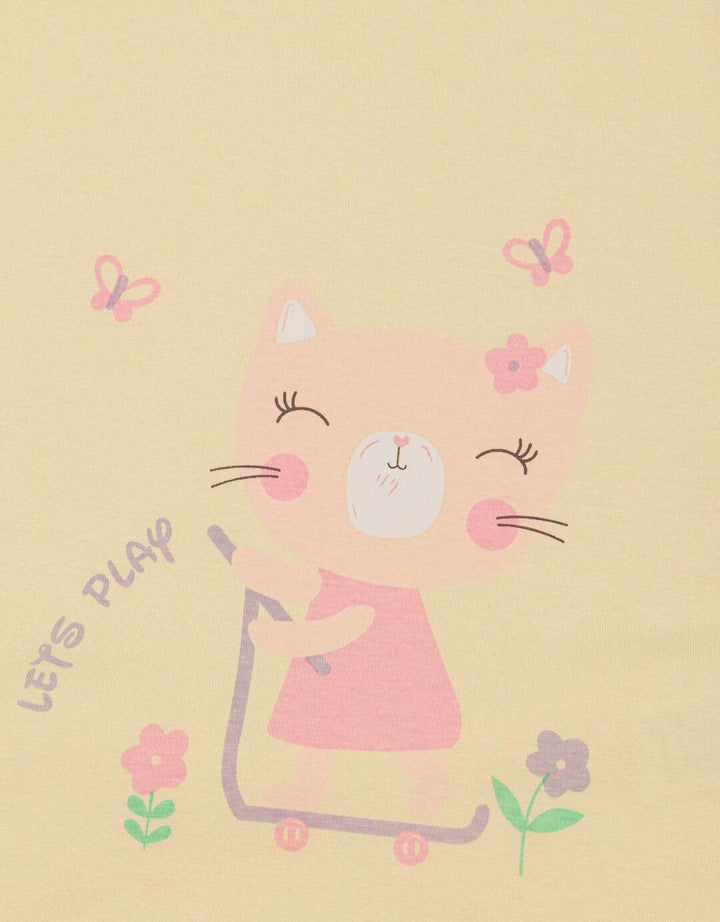 Little M Print Rabits Setelan Baju Anak Perempuan