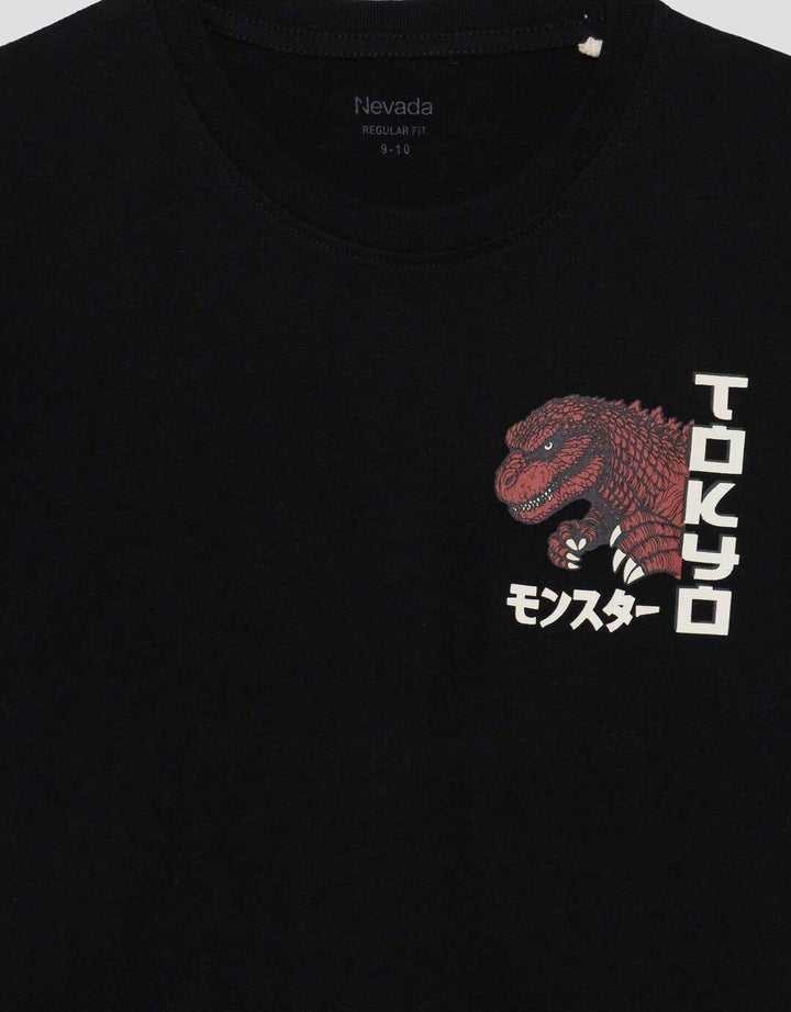 Nevada Dino Tokyo Kaos Anak Laki-laki