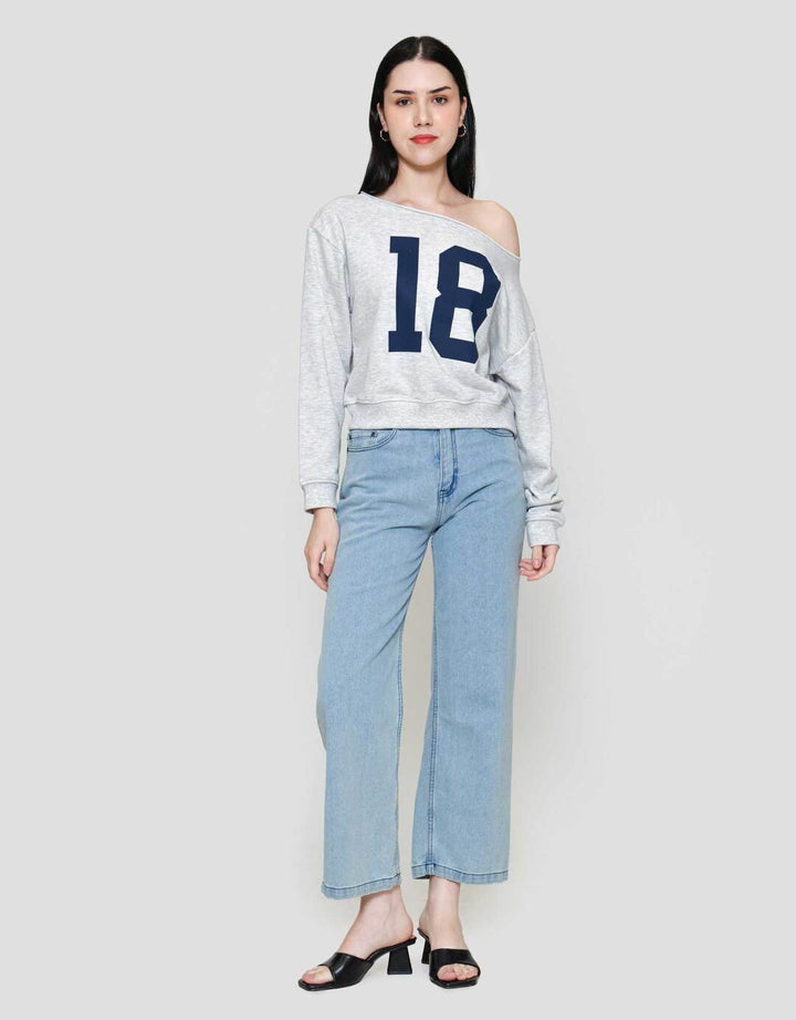 Nevada French Reg Boat Neck Sweater Wanita