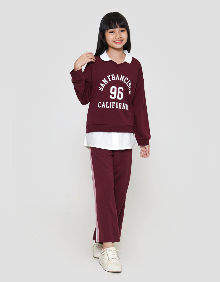 Nevada San Fransisco Sweater Kerah Anak Perempuan