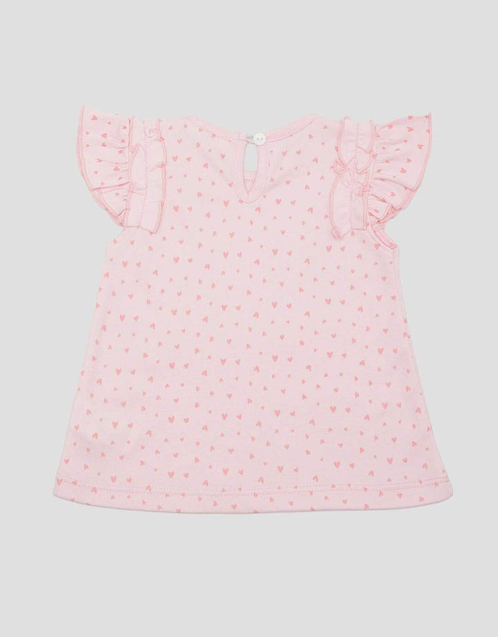 Little M Love Kaos Lengan Pendek Anak Perempuan
