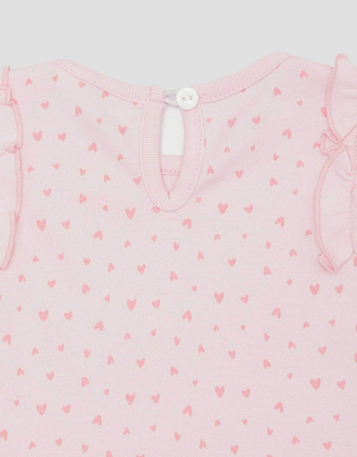 Little M Love Kaos Lengan Pendek Anak Perempuan