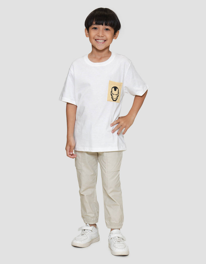 Marvel Avg Ironman Ktg Tulisan Kaos Anak Laki-laki