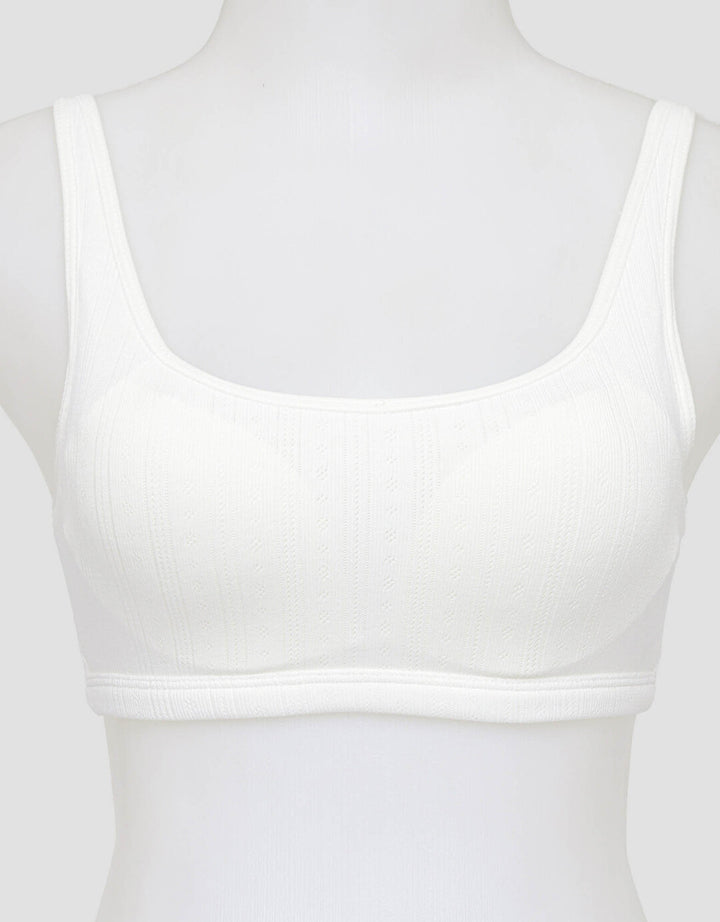 Nevada Tranning Bra Bahan Pointelle  Mini Set Wanita