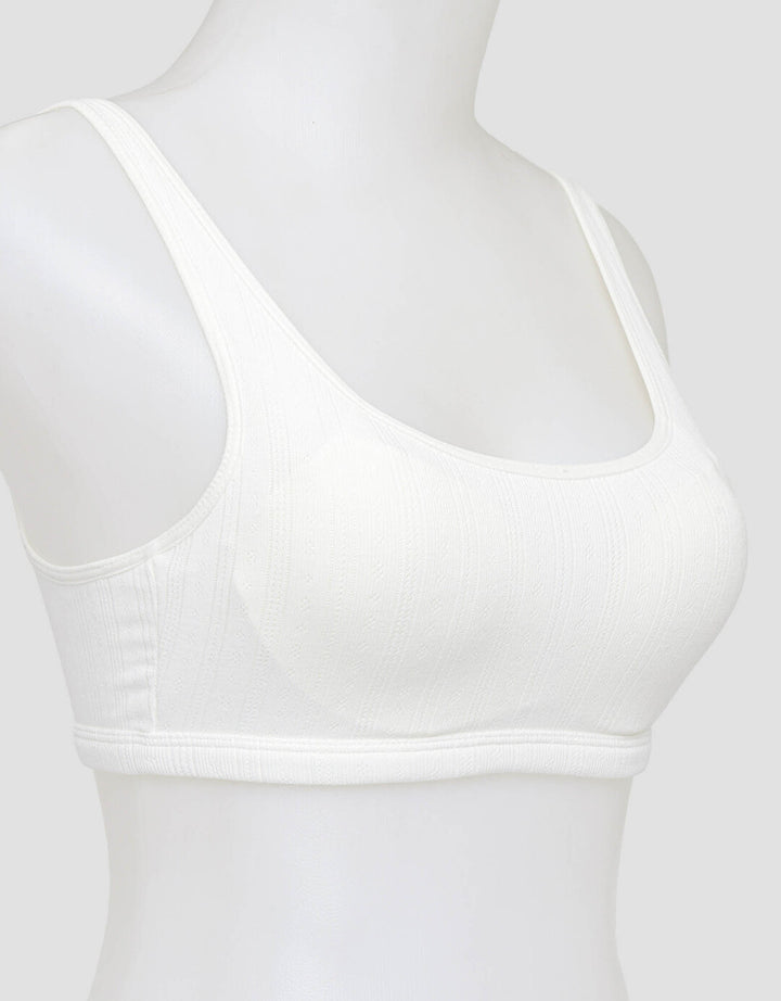 Nevada Tranning Bra Bahan Pointelle  Mini Set Wanita