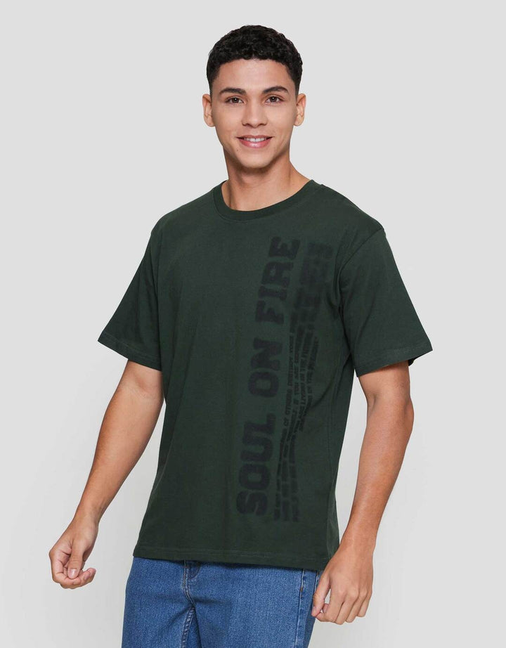 Nevada Print Theme Distorted - Soul On Fire Kaos Pria