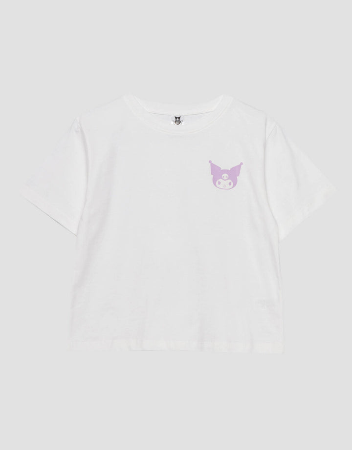 Character Kuromi 2 Print Kaos Anak Perempuan