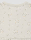 Little M Jersey Fullprint Bear Midi Dress Anak Bayi Perempuan