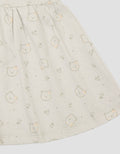Little M Jersey Fullprint Bear Midi Dress Anak Bayi Perempuan