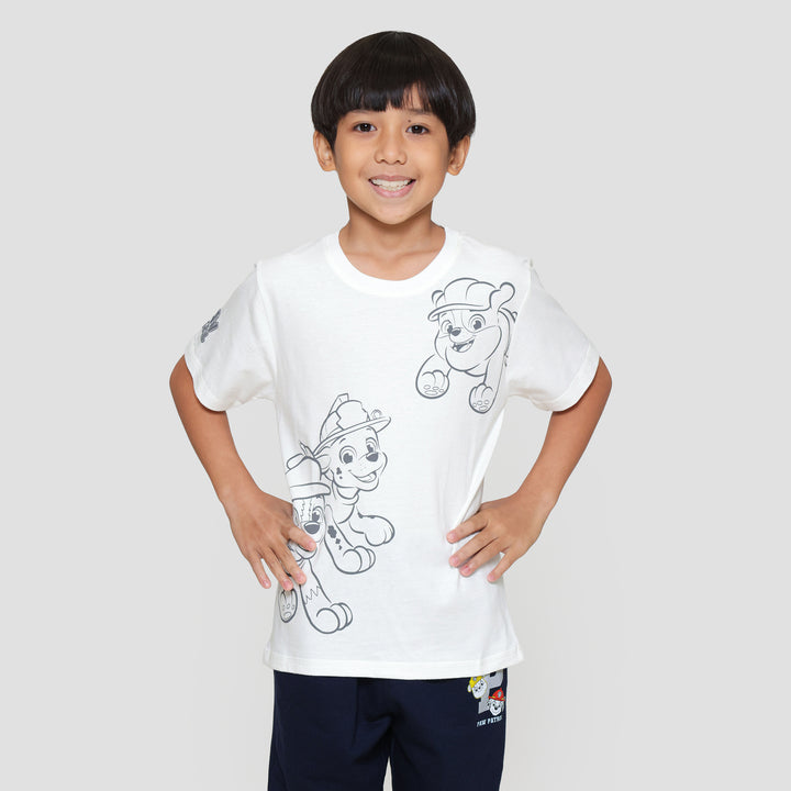 Character Paw Teams Kaos Anak Laki-laki