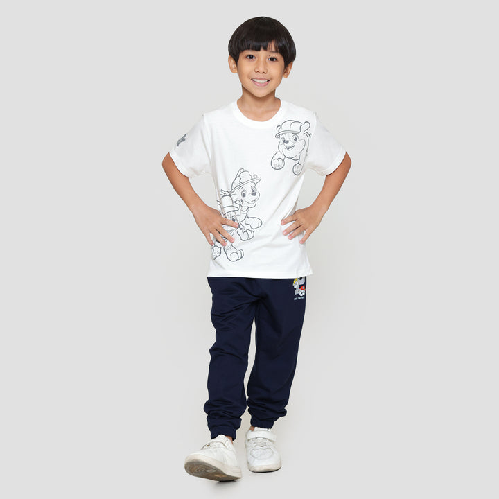 Character Paw Teams Kaos Anak Laki-laki