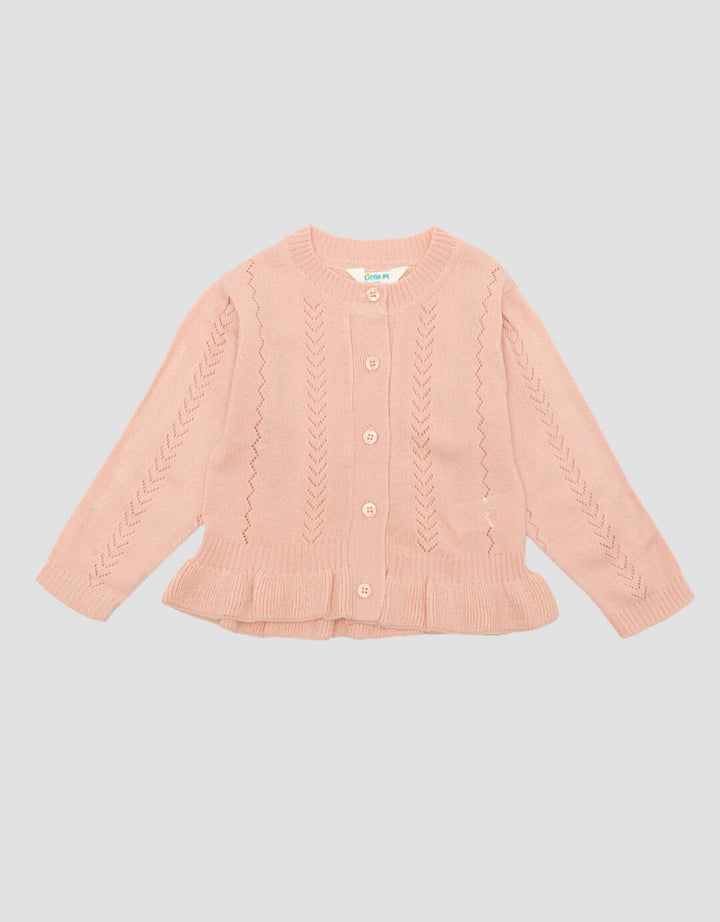 Little M Rajut Ruffle Sweater Anak Bayi Perempuan