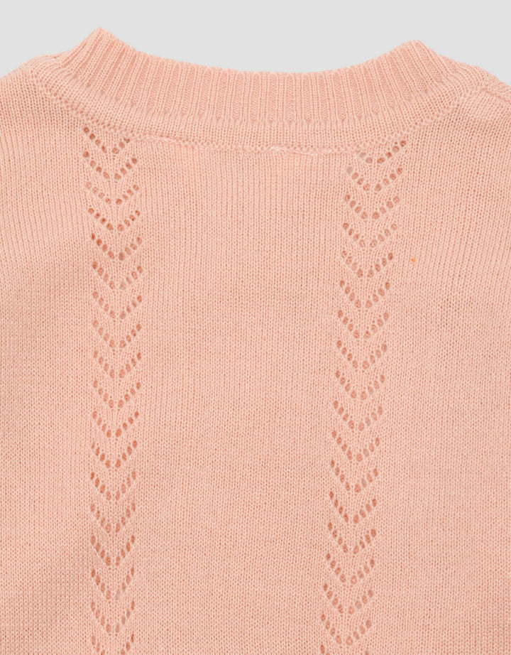 Little M Rajut Ruffle Sweater Anak Bayi Perempuan