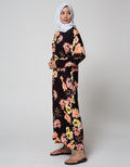 St. Yves Long Sleeve Maxi Dress With Anemone