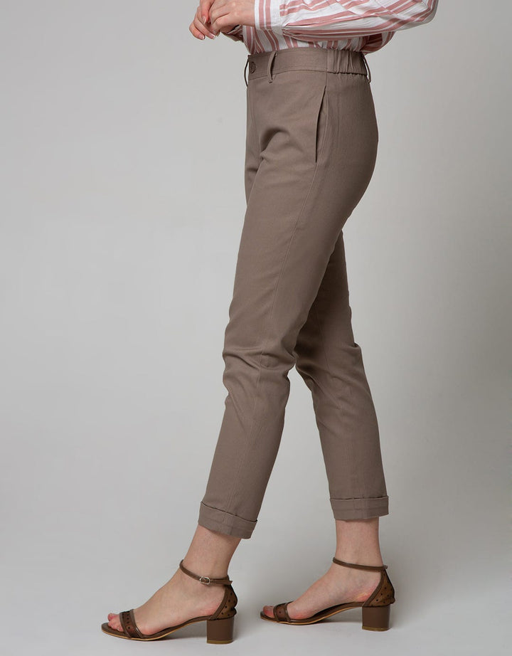 Connexion Long Pants Slim Fit Turn Up Cuff Bottom