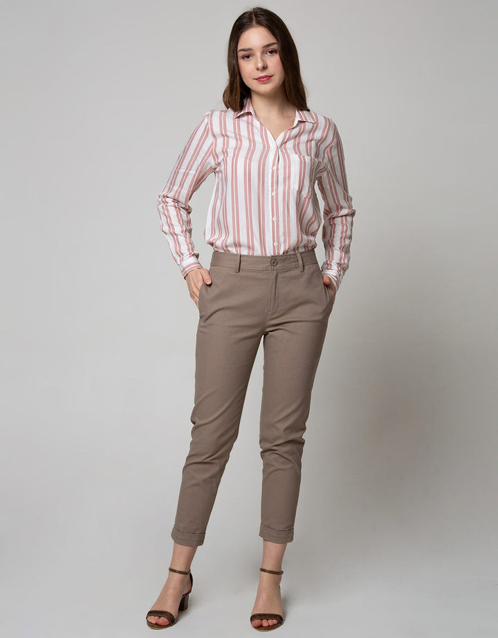 Connexion Long Pants Slim Fit Turn Up Cuff Bottom