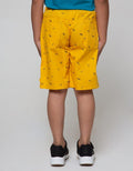 Little M Short Pants Woven Basic Print Cool Dude