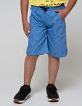 Little M Short Pants Woven Basic Print Cool Dude